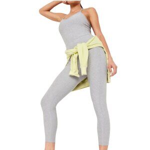 OLD NAVY Heather Grey Cloud+ Sleeveless 7/8 Bodysuit I Size: XL